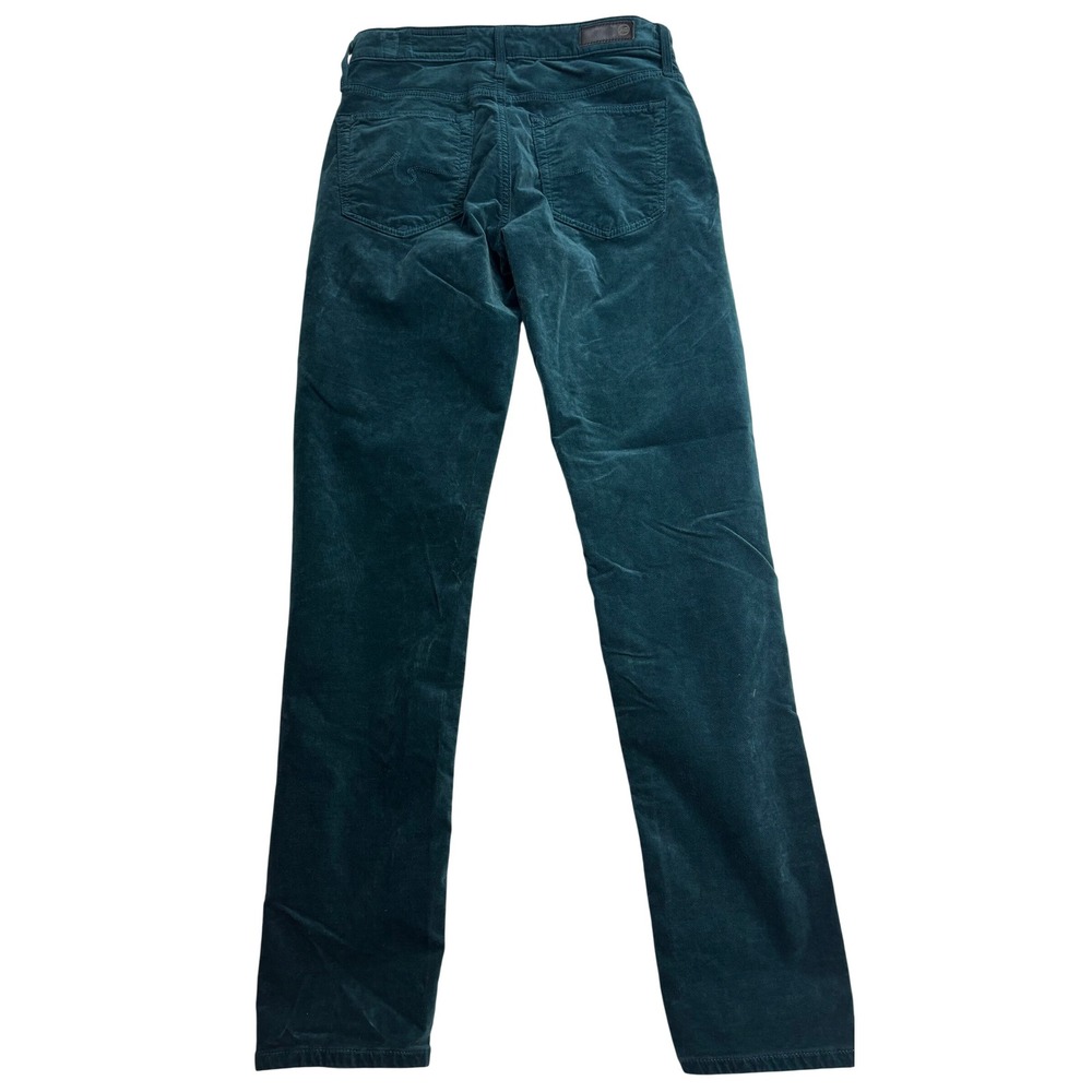 AG Adriano Goldschmied Stevie Ankle Pants Womens Teal Excellent Corduroy 27R - Picture 9 of 9